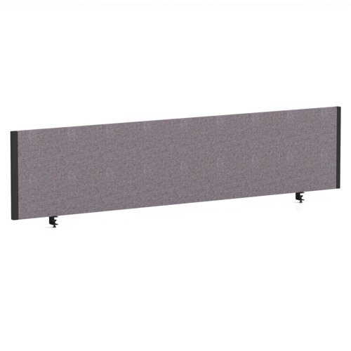 Impulse/Evolve Plus Bench Screen 1800 Black Frame Bespoke Rivet Fuse Fabric