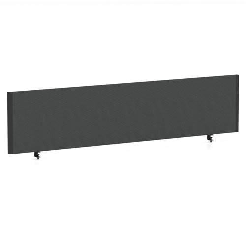 Impulse/Evolve Plus Bench Screen 1800 Black Frame Bespoke Quest Mussel Fabric
