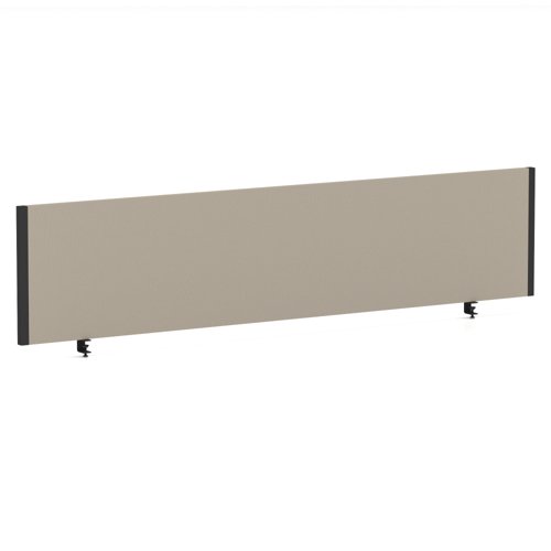 Impulse/Evolve Plus Bench Screen 1800 Black Frame Bespoke Quest Salt Fabric