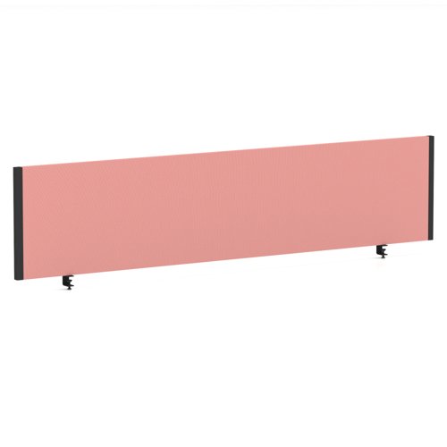 Impulse/Evolve Plus Bench Screen 1800 Black Frame Bespoke Quest Shrimp Fabric