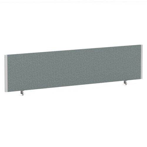 Impulse/Evolve Plus Bench Screen 1800 Silver Frame Bespoke Rivet Tensile Fabric