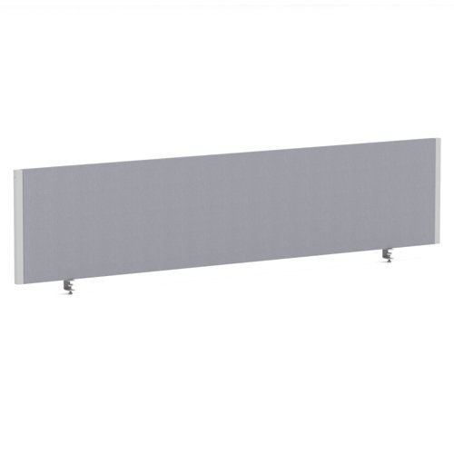 Impulse/Evolve Plus Bench Screen 1800 Silver Frame Bespoke Quest Shell Fabric