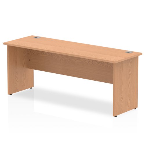 Impulse 1800/600 Rectangle Panel End Leg Desk Oak