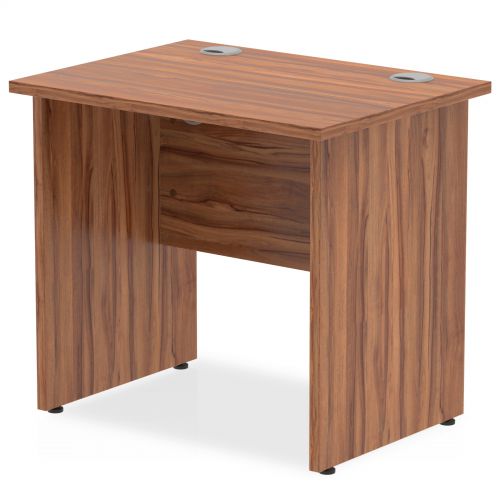 Impulse 800/600 Rectangle Panel End Leg Desk Walnut