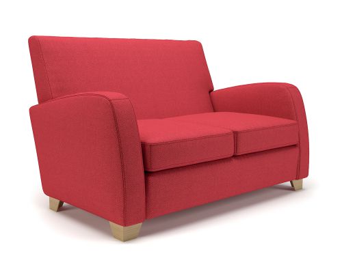 Wynne 132cm Wide Sofa Cycle Fabric Light Wood Feet