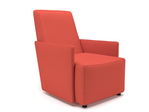 Pella 69cm Wide Armchair Marmalade Fabric Standard Feet