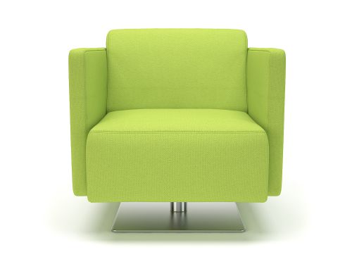 Napa Slim Arm 75cm Wide Swivel Armchair Period Fabric