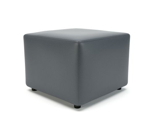 Crofton 62cm Square Atlantic Faux Leather Standard Feet