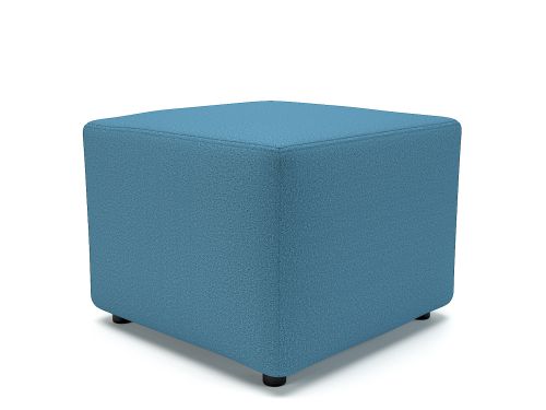 Crofton 62cm Square Lagoon Fabric Standard Feet