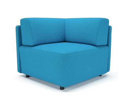 Loomis 87cm Wide Corner Unit Everlasting Fabric Standard Feet