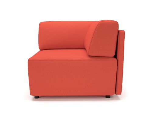 Loomis 87cm Wide Corner Unit Marmalade Fabric Standard Feet