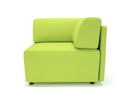Loomis 87cm Wide Corner Unit Period Fabric Standard Feet