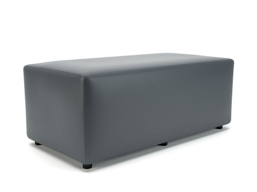 Ottawa 122cm Wide Atlantic Faux Leather Standard Feet Feet