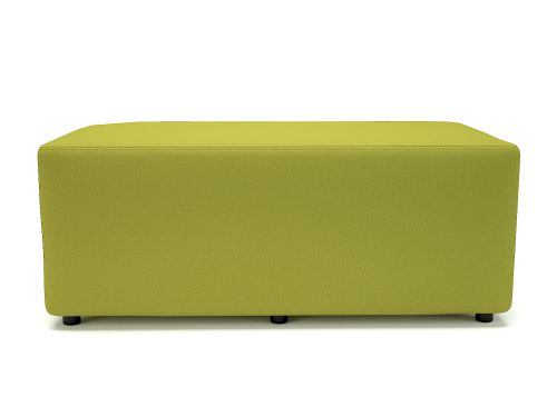 Ottawa 122cm Wide Citron Fabric Standard Feet Feet