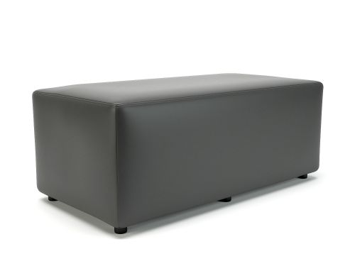 Ottawa 122cm Wide Flint Faux Leather Standard Feet Feet