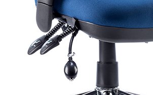 Chiro High Back Chair with Arms Blue OP000007  58384DY