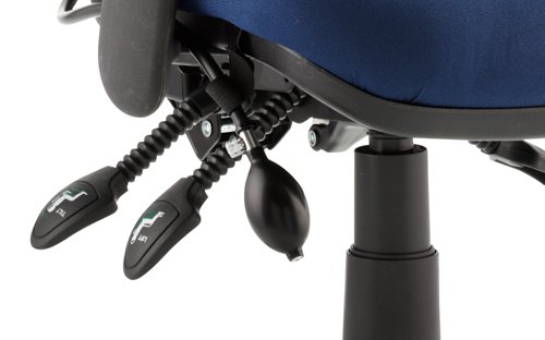 58426DY - Chiro Medium Back Chair with Arms Blue OP000011