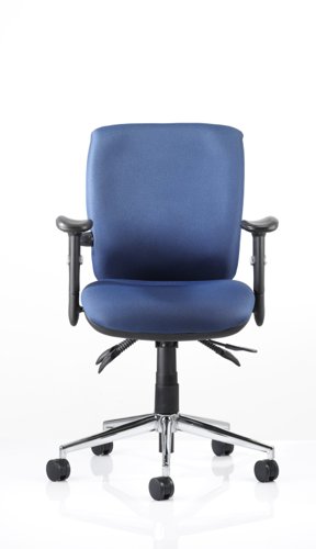 Chiro Medium Back Chair with Arms Blue OP000011  58426DY