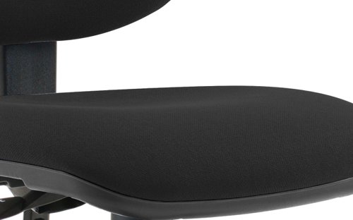 Eclipse II Lever Task Operator Chair Black Without Arms