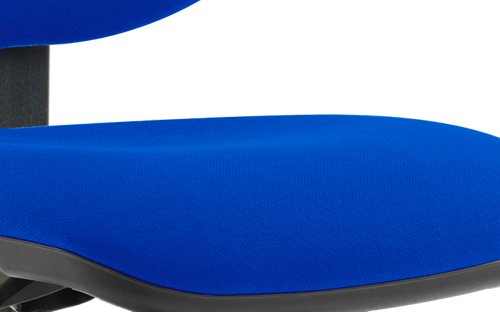 Eclipse II Lever Task Operator Chair Blue Without Arms
