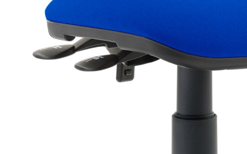 Eclipse II Lever Task Operator Chair Blue Without Arms
