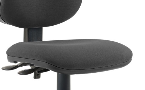 Eclipse II Lever Task Operator Chair Charcoal Without Arms
