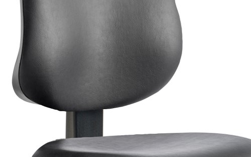 Eclipse Plus II Lever Task Operator Chair Black Bonded Leather Without Arms
