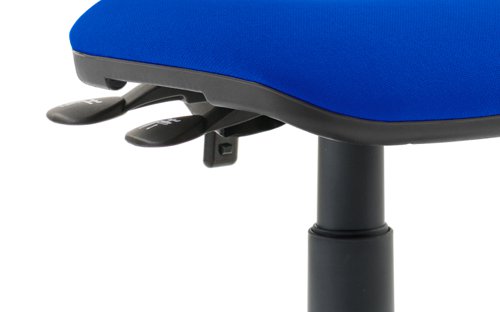 Eclipse Plus III Lever Task Operator Chair Blue Without Arms