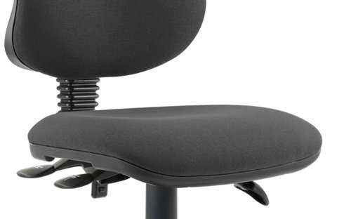 Eclipse Plus III Lever Task Operator Chair Charcoal Without Arms