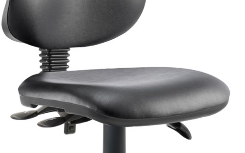 Eclipse Plus III Vinyl Chair Black OP000036 Office Chairs 59413DY