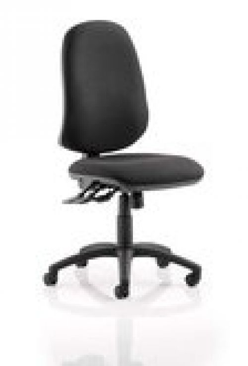 Eclipse XL Lever Task Operator Chair Black Without Arms