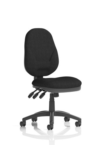 Eclipse XL Lever Task Operator Chair Black Without Arms