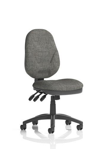 Eclipse Plus XL Lever Task Operator Chair Charcoal Without Arms