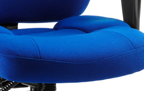 OP000066 Galaxy Task Operator Chair Blue Fabric With Arms
