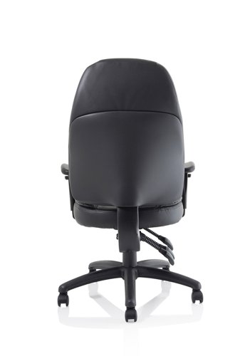 Sonix Galaxy Task Operator Chair With Arms Leather Black Ref OP000068