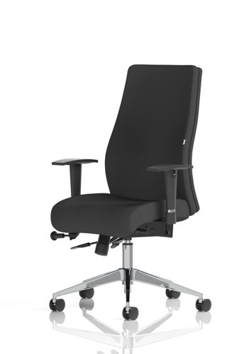 Onyx Black Fabric Without Headrest With Arms OP000095