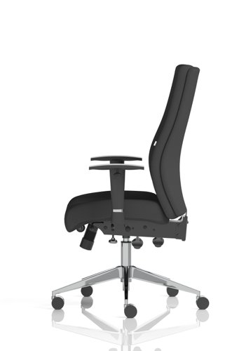 Onyx Black Fabric Without Headrest With Arms OP000095