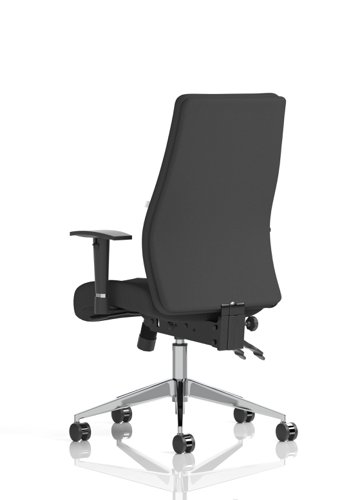 Onyx Ergo Posture Chair Black Fabric Without Headrest With Arms