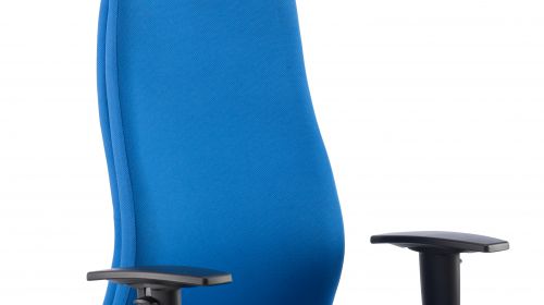 Onyx Blue Fabric With Headrest With Arms OP000096