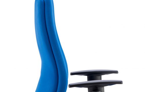 Onyx Blue Fabric With Headrest With Arms OP000096
