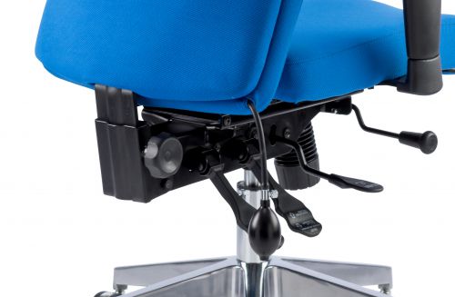 Onyx Blue Fabric With Headrest With Arms OP000096