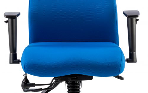Onyx Blue Fabric Without Headrest With Arms OP000097