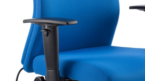 Onyx Blue Fabric Without Headrest With Arms OP000097