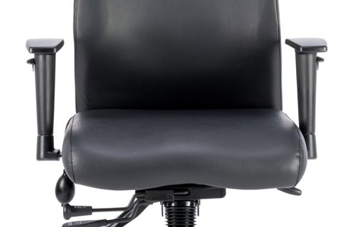 Onyx Black Soft Bonded Leather With Headrest With Arms OP000098