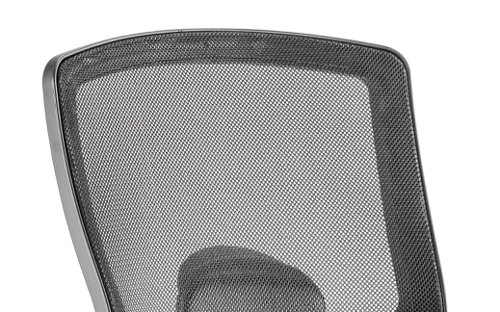 Portland Task Operator Chair Black Back Black Airmesh Seat With Arms