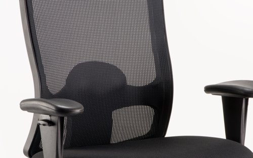 60428DY - Portland HD Chair Black Mesh With Arms OP000106