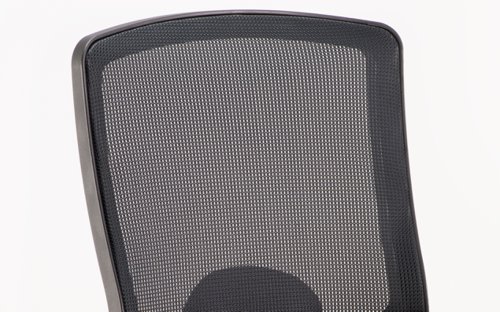 OP000106 Portland HD Task Operator Chair Black Mesh With Arms
