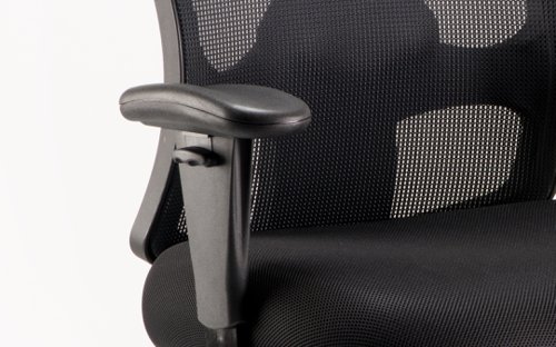 Portland HD Chair Black Mesh With Arms OP000106 Dynamic