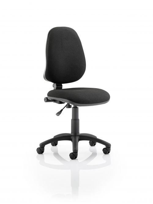 Eclipse I Lever Task Operator Chair Black Without Arms