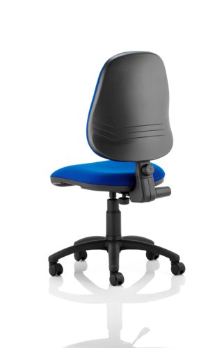 Eclipse I Lever Task Operator Chair Blue Without Arms